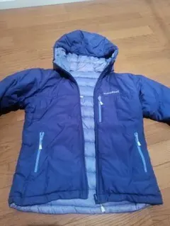 montbell フード付き紫色ダウンコート XS レディース（クリーニング済）