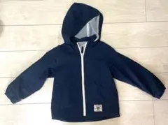 DOUBLE-B フード付きアウター 120cm ネイビー