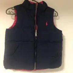ラルフローレン ダウンベスト リバーシブル