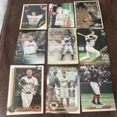 bbm topps ジャイアンツ 阿部慎之助 9枚セット