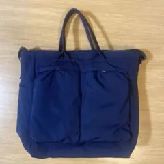 UNIQLO C 2way ユーティリティバッグ トートバッグ　ネイビー