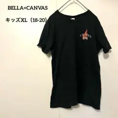BELLA+CANVAS キッズXL 企業プリント Tシャツ ブラック BBQ