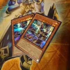 遊戯王　超電導戦士 リニア・マグナム± シークレット　シク　2枚セット