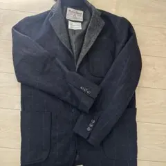 ジャケット　チェック柄　ハリスツイード