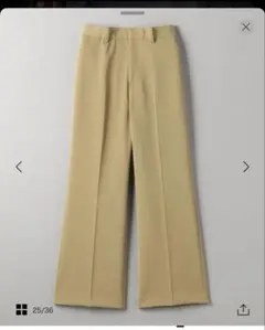 【新品美品】BEAUTY&YOUTH ツイルセミフレアパンツ