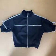 レースラインパフ袖JK BLK1