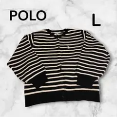 U.S.POLO ASSN ボーダーカーディガン L 新品