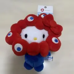 ハローキティ ミャクミャク ぬいぐるみ マスコット キーホルダー