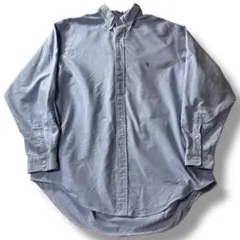 90s ラルフローレン オックスフォードシャツ YAMOUTH ヤーマス ブルー