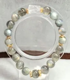 ラブラドライト デザインブレスレット