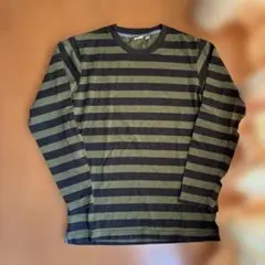 old uniqlo ボーダーカットソーロンT y2k archive