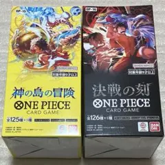 ONE PIECE 師弟の絆 二つの伝説 神の島の冒険 BOX テープ付き - メルカリ