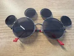 ミッキー型サングラス ダークグレー