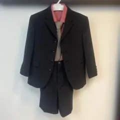 【超美品✨】子供用 黒スーツ 110cm サスペンダー付き❣️