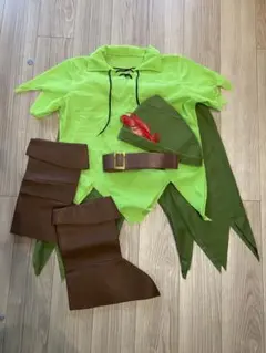 ピーターパン コスプレ 仮装 衣装 セット 大人用 メンズ　レディース Dハロ