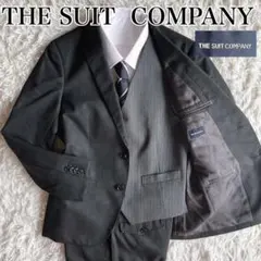 ✨極美品✨ザスーツカンパニー　スリーピーススーツ　グレー　チェック　Mサイズ
