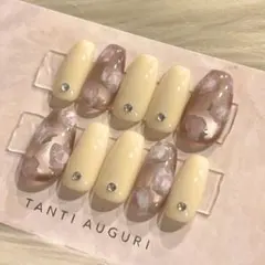 94♥ローズ フラワー マグネット ジェルネイルチップ ♥ 【オーダーページ】