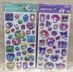 サンリオ　ポップデコパーティー　ラメきらクリスタルシール　マイメロ　はぴだんぶい