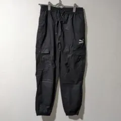PUMA ブラック カーゴパンツ Sサイズ