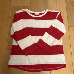 TTIYA ボーダー長袖カットソー 110cm