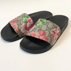 未使用級✨GUCCI サンダル ミュール スリッポン gg フローラ ピンク22 未使用級✨GUCCI サンダル ミュール スリッポン gg フローラ ピンク22