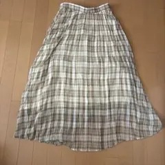 GU プリーツスカート チェック柄 Mサイズのサムネイル