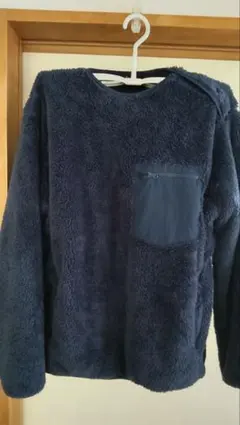 UNIQLO ネイビー ボアトレーナー XL