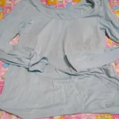 HEATTECH ライトブルー 長袖シャツ140　　　GV