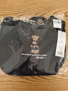 【新品】POLO RALPH LAUREN ポロベア 撥水 2WAY紺ショルダー