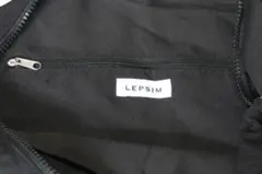 LEPSIM ブラック ショルダーバッグ