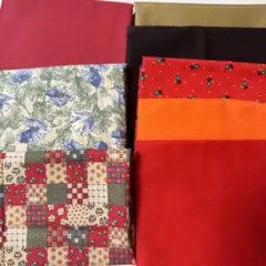 生地セット 多彩な色とデザイン　8枚セット