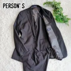 ✨未使用級/XL✨パーソンズ ビジネススーツ スリーピース PT-9 