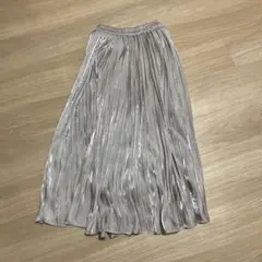チェックロングスカート