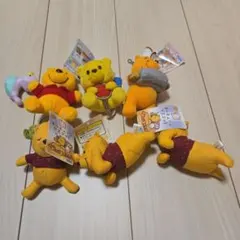 くまのプーさん マスコット 6体セット