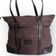 Dakota ダコタ トートバッグ キャンバス レザー ブラウン 肩掛けシンプル