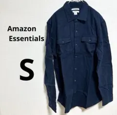 フランネルシャツ 2ポケット スリムフィット 長袖 メンズ S 襟付き