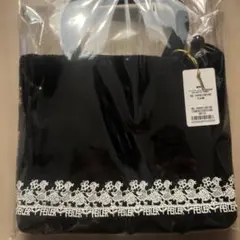本日発送可 近沢レース フェイラー トートバッグ ハイジ柄 ブラックのサムネイル