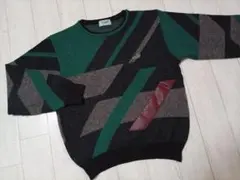 希少/crocodile/クロコダイル/ニット/セーター/アウター/総柄のサムネイル