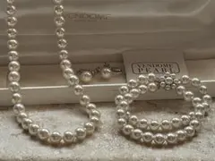 ヴァンドームブティック　パール　貝パール　イヤリング　ネックレス　ブレスレット