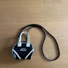 emis ミニボストンショルダーバッグ グリーン - メルカリ
