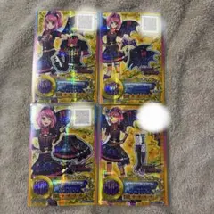 アイカツアイカツスターズ SPR ロックマイハートコーデ 4枚セット 桜庭ローラ