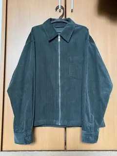 GU コーデュロイジャケット ダークグリーン M