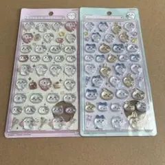 ボンボンドロップシール　ちいかわ　ハチワレ　うさぎ　２枚セット　正規品