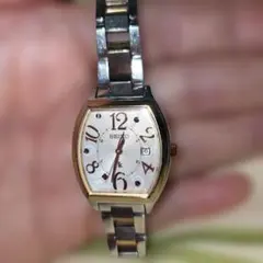 SSVW 048 ルキア 電波ソーラー セイコー 時計 トノー コンビ稼働品