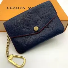 鑑定済み ルイヴィトン ポシェットクレ 財布 コインケース レザー アンプラント