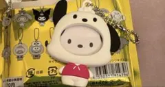 サンリオキャラクターズ　フォトバッジ付きマスコット　ポチャッコ