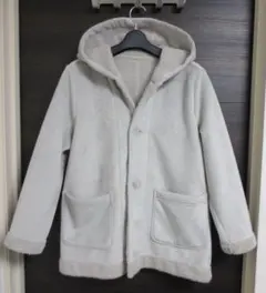 ★【美品】COMME CA ISM　コムサ イズム　スエード調コート　150cm