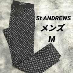 セントアンドリュース レオパード柄 ストレッチ ゴルフパンツ XLサイズ