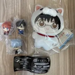 【未開封品】銀八先生　銀魂　みみぐるみ　新八、まちぼうけ　銀時、新八、神楽