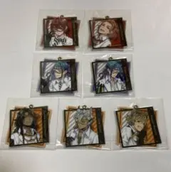 ツイステッドワンダーランド スライドキーホルダー 実験着 7点セット